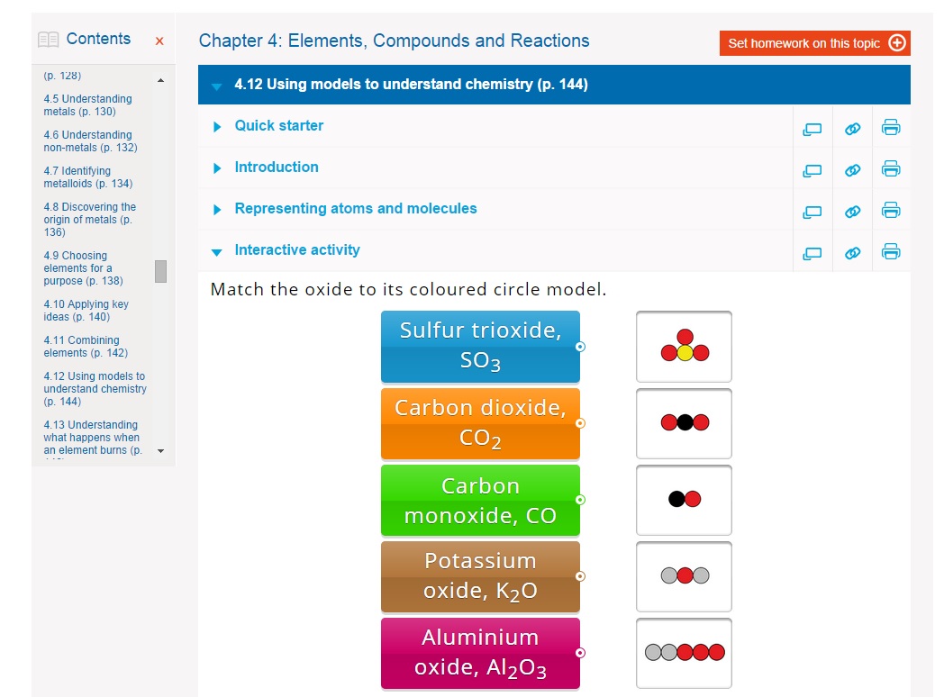 Help on science homework ks3