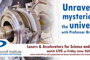 Lasers and Accelerators symposium set to inspire, 26th June